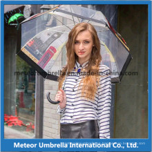 Al aire libre transparente plástico PVC poe claro promoción burbuja paraguas
